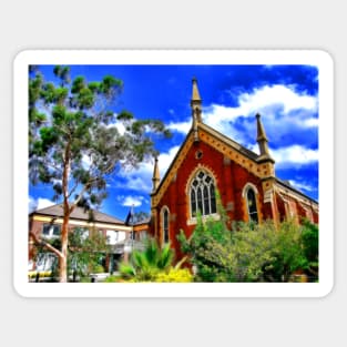 Church. Albury, NSW, Australia. Sticker